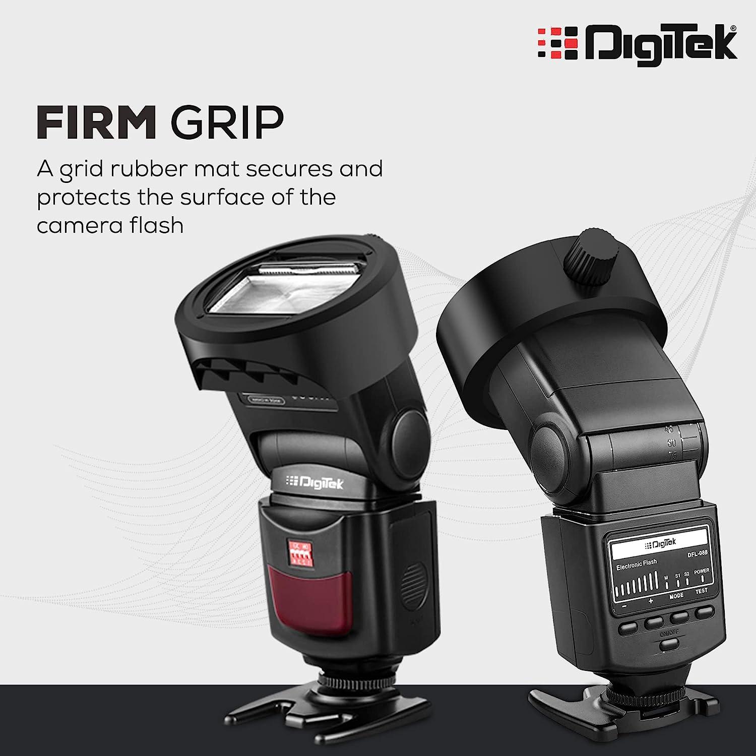 Digitek (DSR-001) Adapter for Round Head Speedlite Accessory. - Digitek