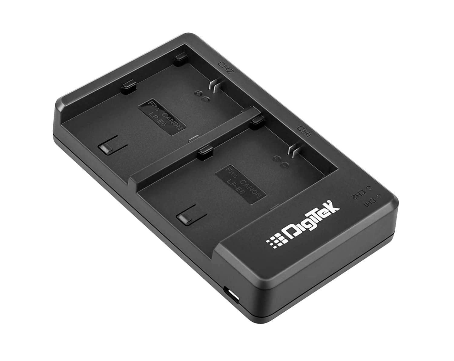 Digitek (DUC-010 (ENEL-15) Camera Battery Charger with Two ENEL-15 Battery Combo - Digitek