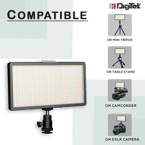 Buy Digitek (LED D416) Professional Video Light & NP-750 Li-ion Battery  wiOnline Best Prices