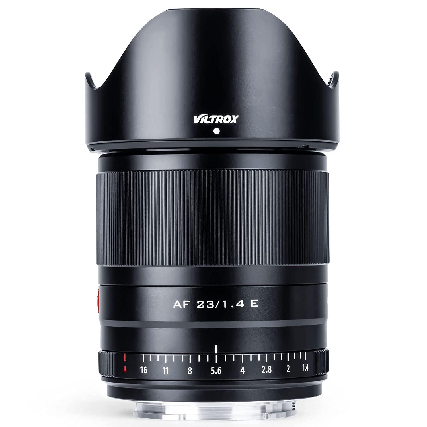 VILTROX 23mm F1.4 f/1.4 Sony E-Mount Auto Focus APS-C Prime Lens for Sony E-Mount Camera A6500 A6300 A6000 A7RⅣ A7RⅢ A7Ⅲ A7RⅡ A7Ⅱ A7S A7R - Digitek