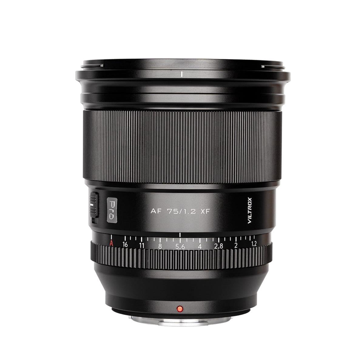 VILTROX PRO Level 75mm F1.2 XF Auto Focus Large Aperture Prime Lens Designed for Fujifilm X-mount Cameras - Digitek