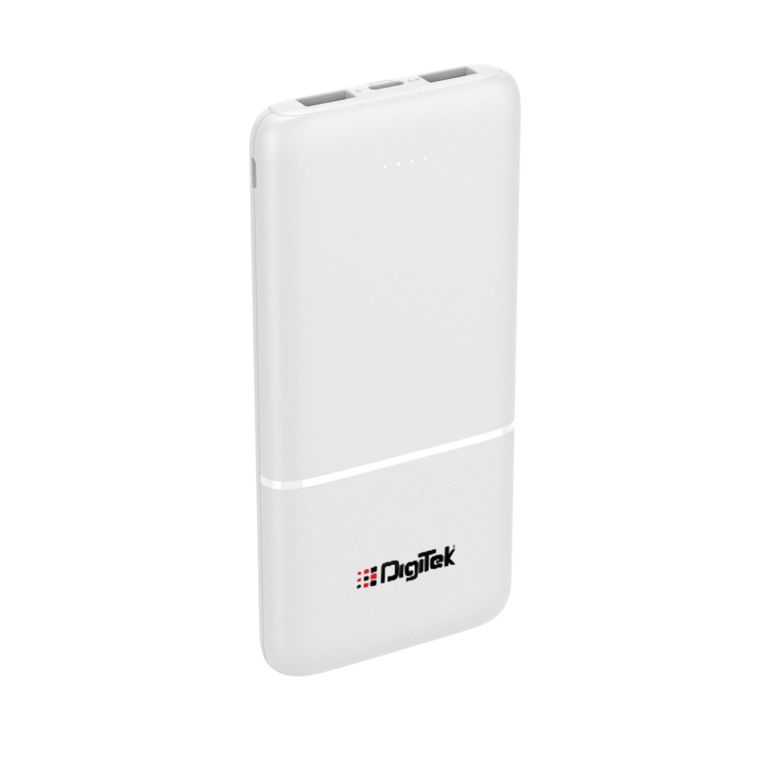 Digitek (DPB-10000 PD QC) High Capacity Superfast Power Bank with 22.5 Watt PD/QC charging with Type C Port (10000 mAh) White Color