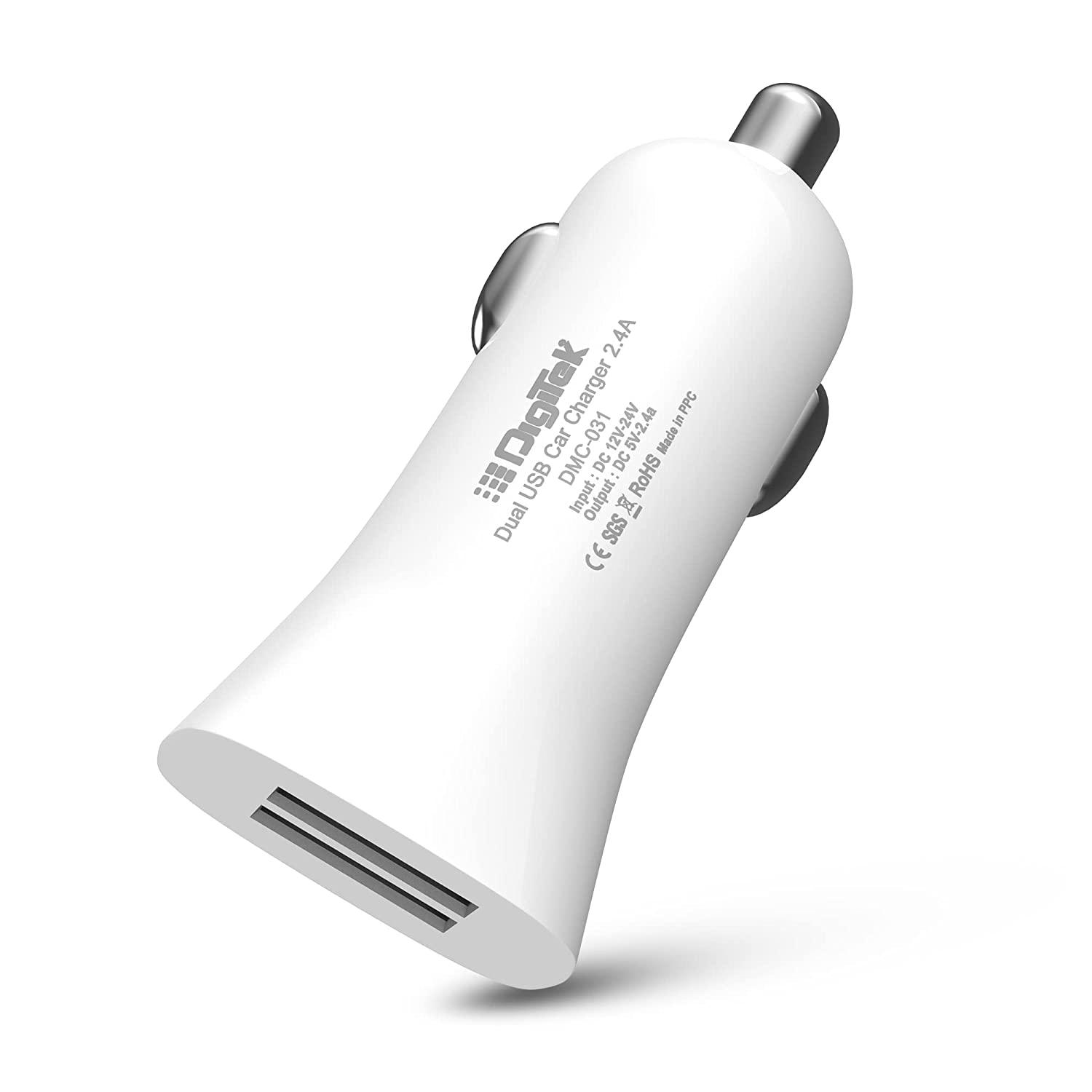 Digitek (DMC 031) High-Speed Dual USB Car Charger 2.4A - Digitek