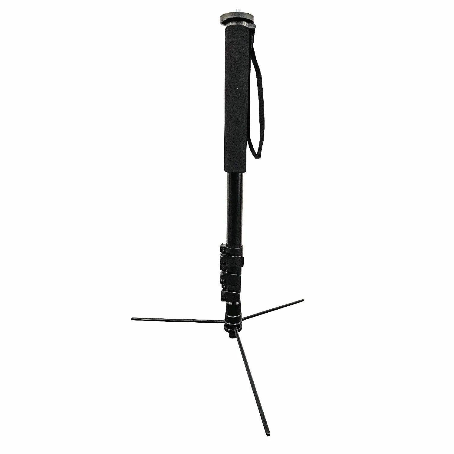 Digitek (DMP 75L) Lightweight Aluminum Telescopic Camera Monopod with Tripod Base for DSLR Video Cameras Maximum Operating Height: 1700MM. Maximum Load Upto: 8 kgs - Digitek