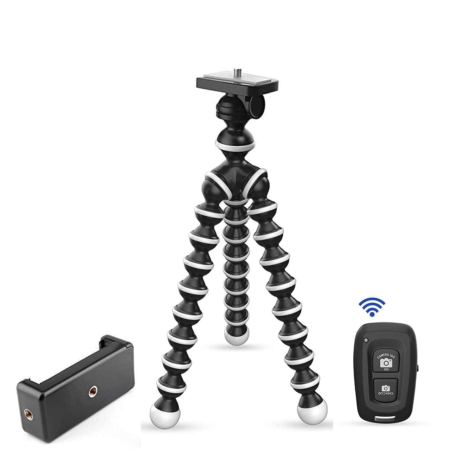 Digitek (DTR 260 GT) Gorilla Tripod/Mini 33 cm (13 Inch) Tripod for Mobile Phone with Phone Mount & Remote - Digitek