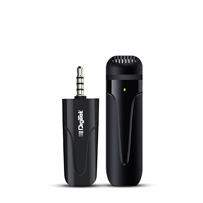 Digitek (DWM-005) Wireless Microphone with Aux Connector, Compatible for Noise Cancellation Mic Suitable - Digitek