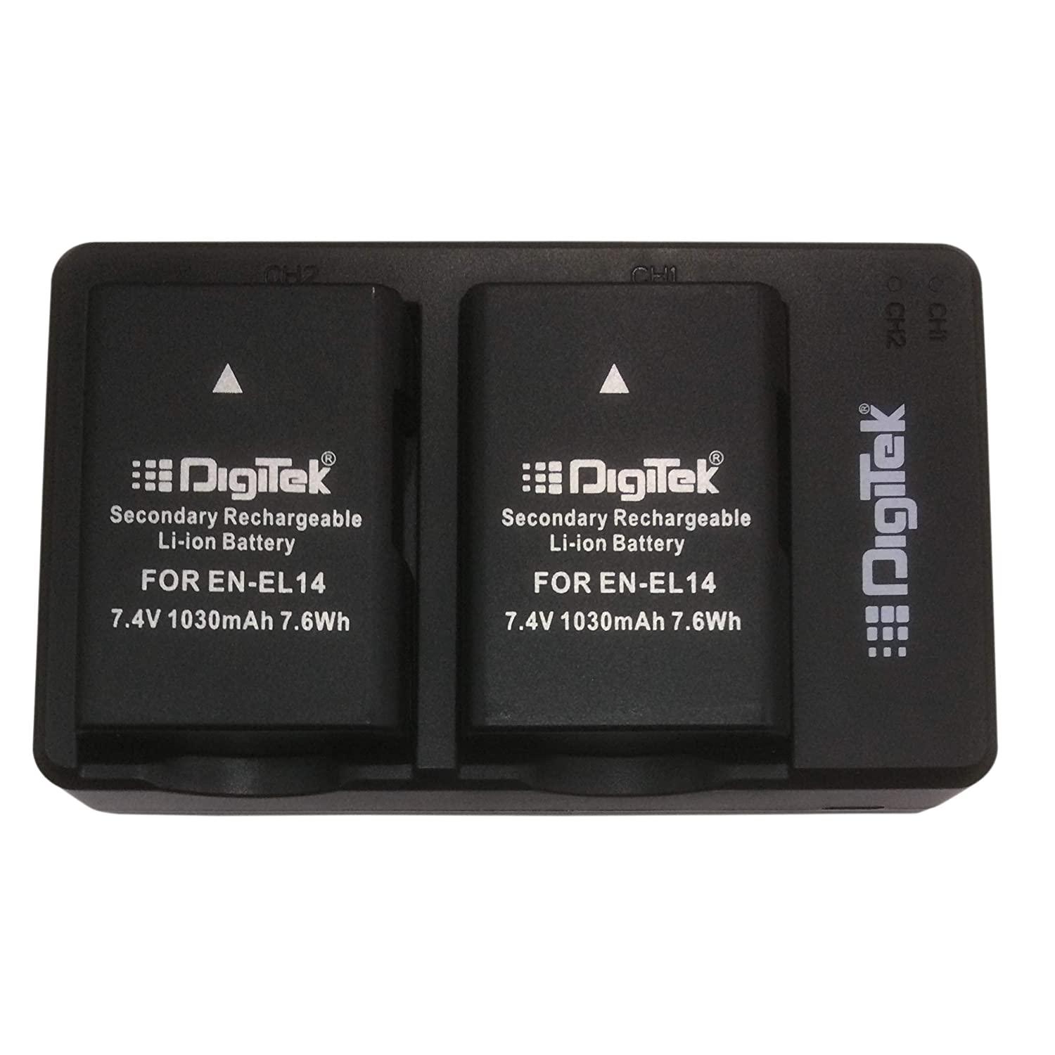 Digitek (ENEL 14 Battery + Charger Combo DUC 010) - Digitek