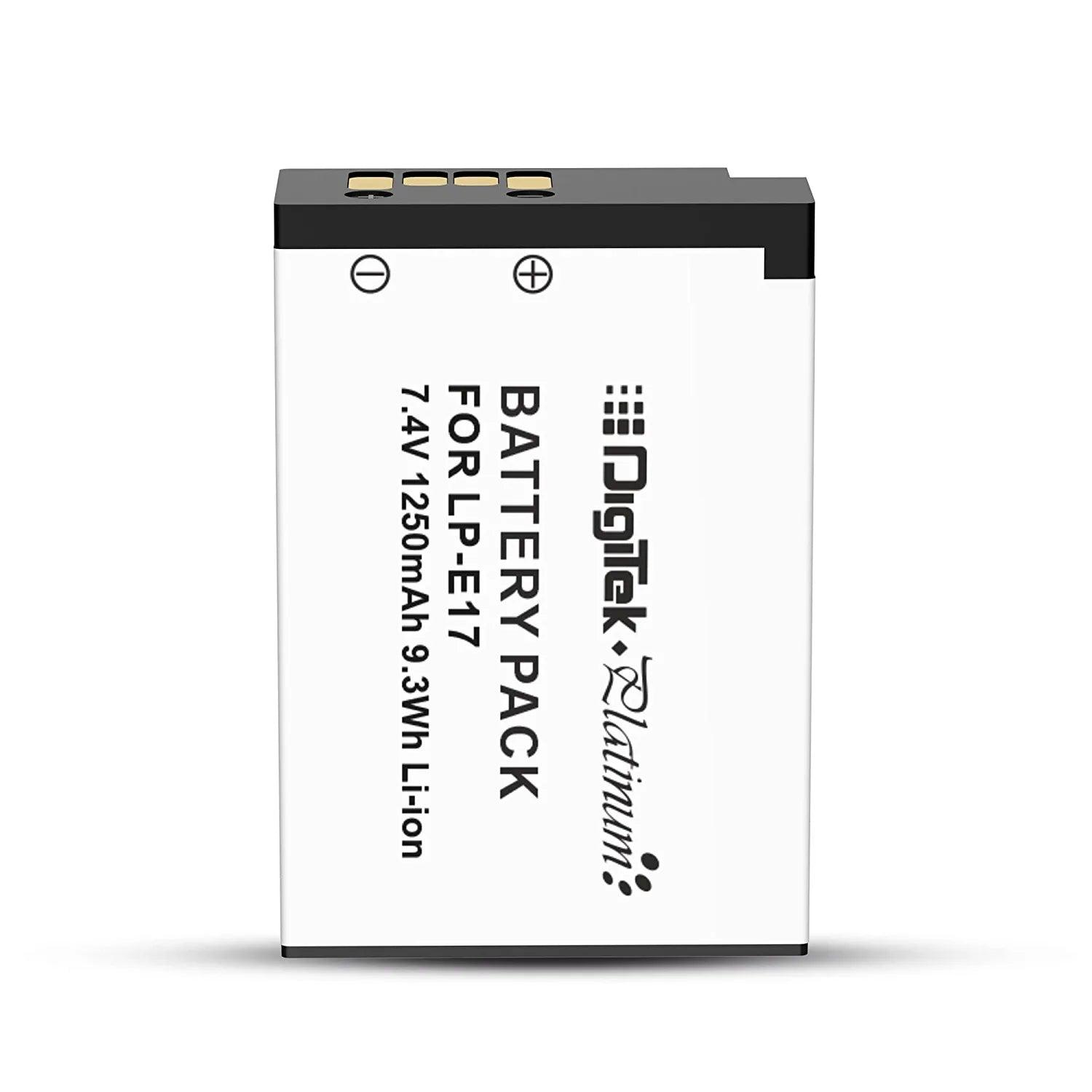 Digitek (LP-E17 Platinum) Platinum Extra Power Secondary Rechargeable Li-ion Battery for Camera LP-E17 - Digitek