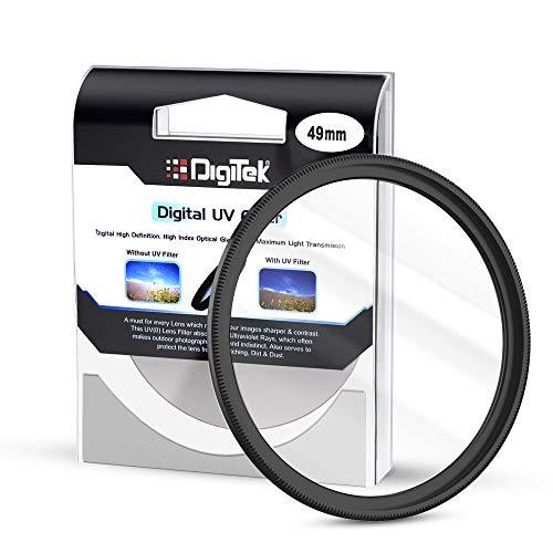 Digitek UV-Protection Lens Filter (Filter with Slim Frame for DSLR Camera Lens Protection from UV Rays, Dust & Scratches) - Digitek