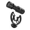 SYNCO (Mic-M1S) On-Camera Video Microphone Cardioid Condenser Mic with Shock Mount Windshield Carry Bag 3.5mm TRS & TRRS Cables for DSLR Camera Camcorder Smartphone Vlog Live Streaming Video Recording